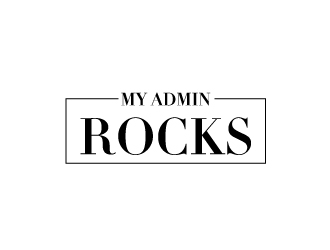 My Admin Rocks  logo design by my!dea