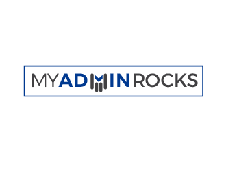 My Admin Rocks  logo design by justin_ezra