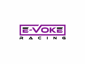 E-VOKE RACING  logo design by santrie