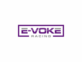 E-VOKE RACING  logo design by santrie