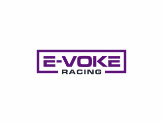 E-VOKE RACING  logo design by santrie