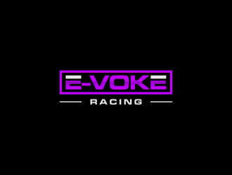 E-VOKE RACING  logo design by haidar