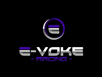 E-VOKE RACING  logo design by mazbetdesign