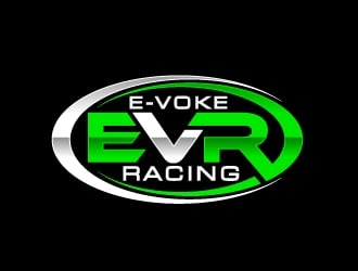 E-VOKE RACING  logo design by nexgen