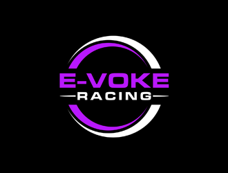 E-VOKE RACING  logo design by johana