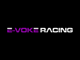 E-VOKE RACING  logo design by lexipej