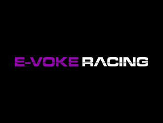 E-VOKE RACING  logo design by lexipej