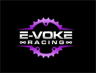 E-VOKE RACING  logo design by Royan