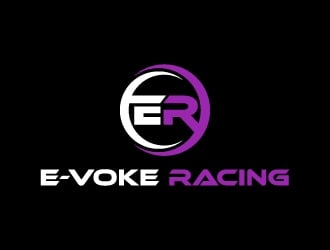 E-VOKE RACING  logo design by abss