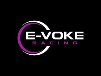 E-VOKE RACING  logo design by labo