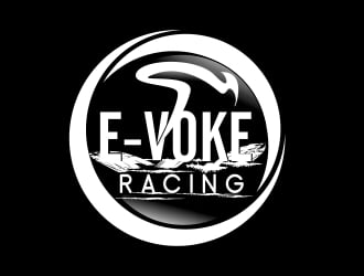 E-VOKE RACING  logo design by mindstree