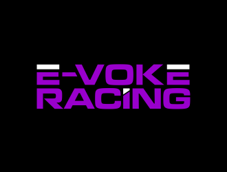 E-VOKE RACING  logo design by agus