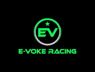 E-VOKE RACING  logo design by kasperdz