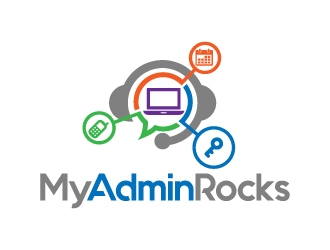 My Admin Rocks  logo design by jaize