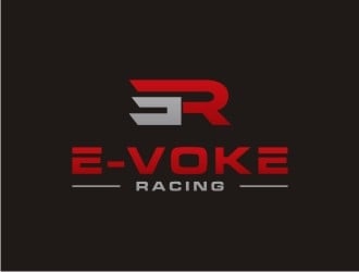 E-VOKE RACING  logo design by sabyan