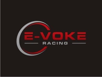 E-VOKE RACING  logo design by sabyan