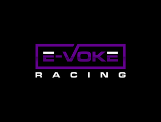 E-VOKE RACING  logo design by alby