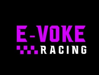 E-VOKE RACING  logo design by Roma