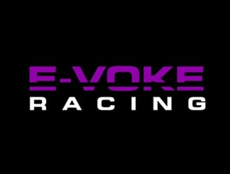 E-VOKE RACING  logo design by Roma