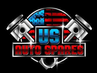 US Auto Spares logo design by DreamLogoDesign