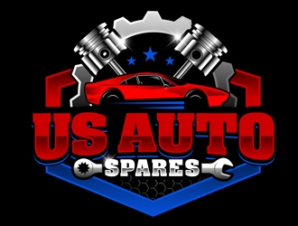 US Auto Spares logo design by DreamLogoDesign