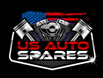 US Auto Spares logo design by DreamLogoDesign