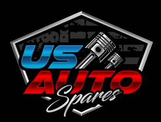 US Auto Spares logo design by DreamLogoDesign