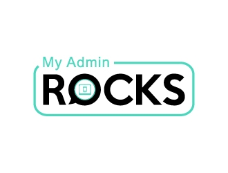 My Admin Rocks  logo design by twomindz