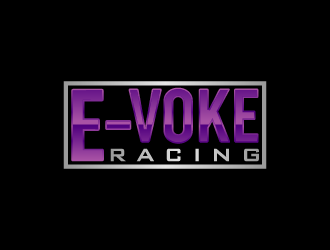 E-VOKE RACING  logo design by fastsev