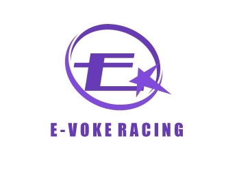 E-VOKE RACING  logo design by mazbetdesign