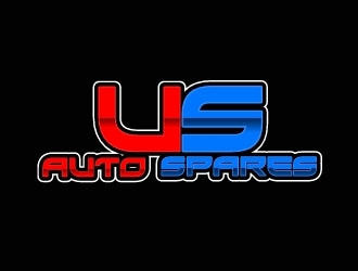 US Auto Spares logo design by mazbetdesign