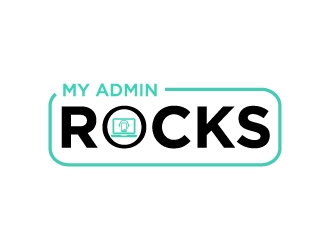 My Admin Rocks  logo design by twomindz