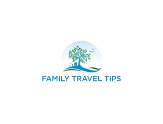 Family Travel Tips logo design by N3V4