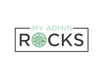 My Admin Rocks  logo design by Barkah