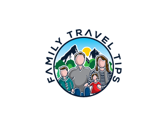 Family Travel Tips logo design by keptgoing