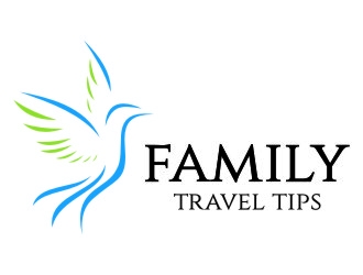 Family Travel Tips logo design by jetzu