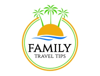 Family Travel Tips logo design by jetzu