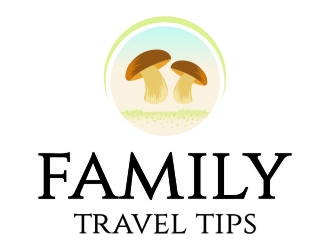 Family Travel Tips logo design by jetzu