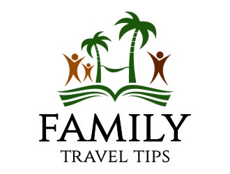 Family Travel Tips logo design by jetzu