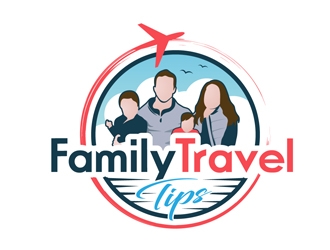 Family Travel Tips logo design by DreamLogoDesign