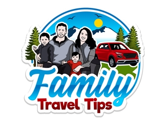 Family Travel Tips Logo Design - 48hourslogo