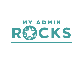 My Admin Rocks  logo design by torresace