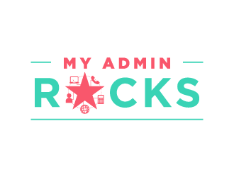 My Admin Rocks  logo design by torresace