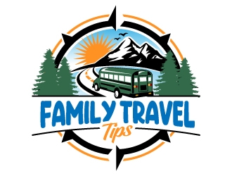 Family Travel Tips Logo Design - 48hourslogo