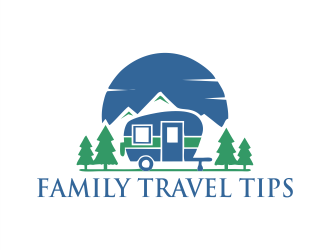 Family Travel Tips logo design by ROSHTEIN