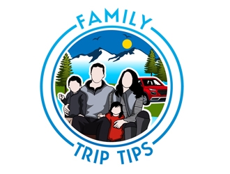 Family Travel Tips logo design by DreamLogoDesign