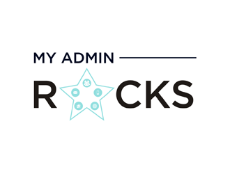 My Admin Rocks  logo design by KQ5