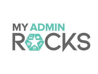 My Admin Rocks  logo design by jaize