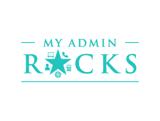 My Admin Rocks  logo design by torresace