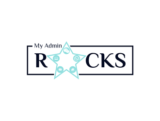 My Admin Rocks  logo design by KQ5